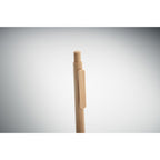 Branded Bamboo Push Button Pen without branding