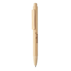 Branded Bamboo Push Button Pen