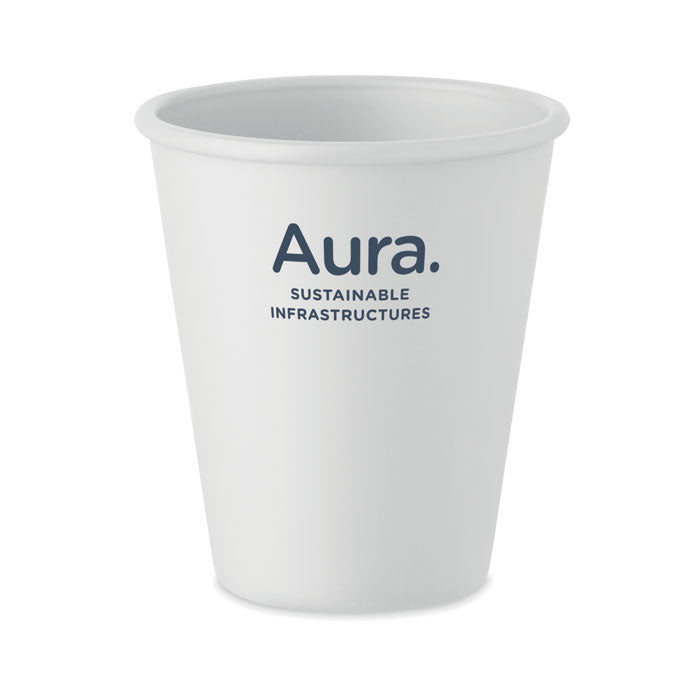 Branded Reusable PLA Cup in White