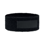 Branded Polycotton Headband in Black