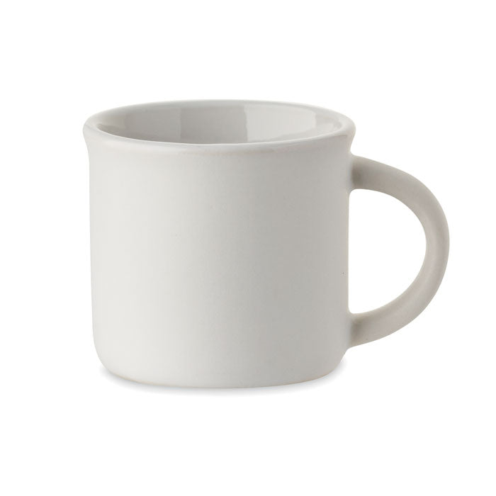 Branded Ceramic Espresso Cup in White