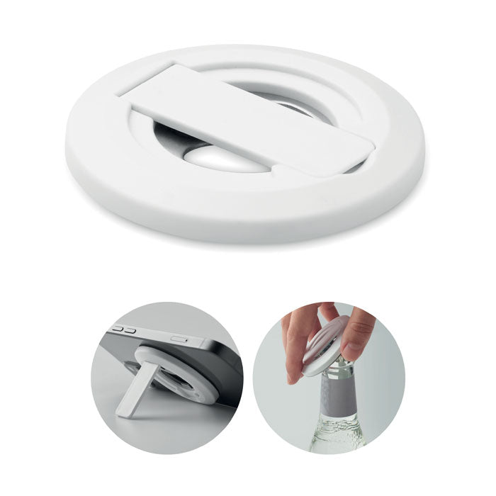 Branded Magnetic Phone Holder with Bottle Opener without branding