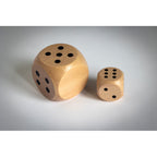Branded Schima Wood Dice - 3cm without branding