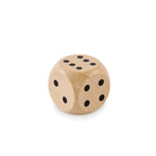 Branded Schima Wood Dice - 3cm without branding