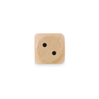Branded Schima Wood Dice - 3cm without branding