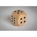 Branded Schima Wood Dice - 5cm without branding