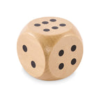 Branded Schima Wood Dice - 5cm without branding