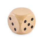 Branded Schima Wood Dice - 5cm without branding