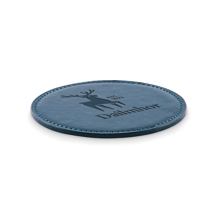 Branded Round PU Coaster