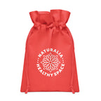 Branded Small Gift Bag in RPET 20 x 30cm in Red