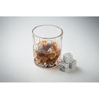 Branded 9 Stone Ice Cube Set in Pine Box without branding