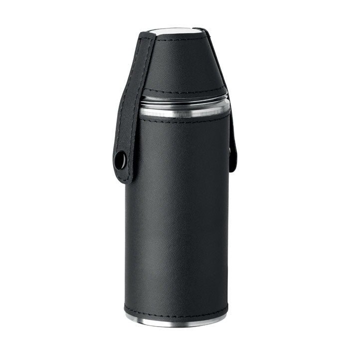 Branded Hip Flask with 2 Shot Cups 230ml without branding