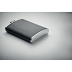 Branded Slim Hip Flask with PU Cover 200ml without branding