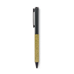 Branded Twist Pen with Tea Ground and Cork Barrel without branding