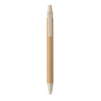 Branded Bamboo Ball Pen with Wheat Straw Fittings without branding