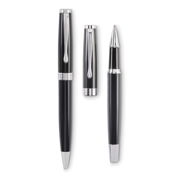 Branded Recycled Steel Pen and Roller Set without branding