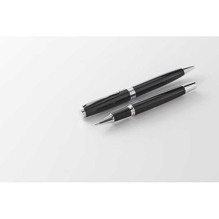 Branded Recycled Steel Pen and Roller Set without branding