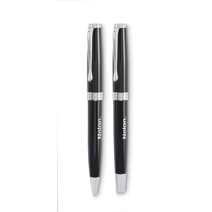 Branded Recycled Steel Pen and Roller Set