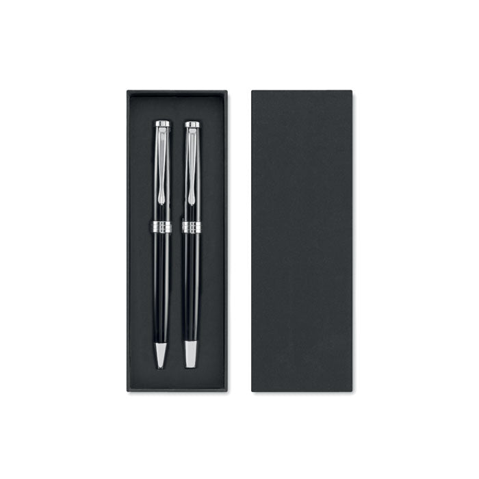 Branded Recycled Steel Pen and Roller Set without branding