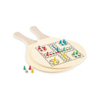 Branded Wooden Beach Racket and Game Set without branding
