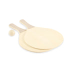 Branded Wooden Beach Racket and Game Set without branding