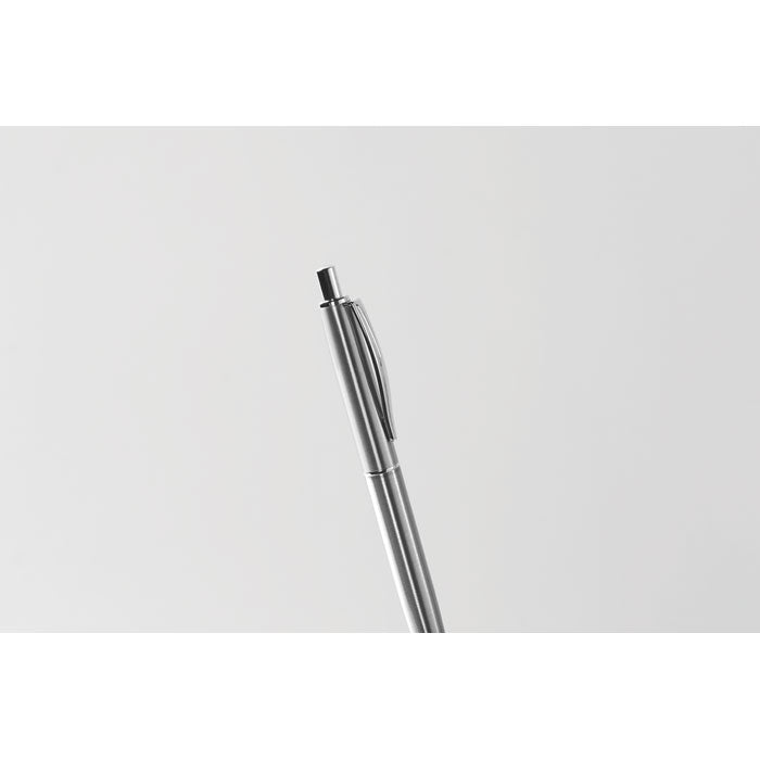 Branded Recycled Steel Push Pen in Gift Box without branding