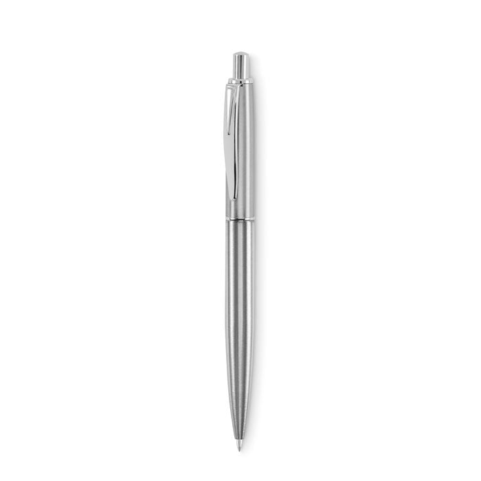 Branded Recycled Steel Push Pen in Gift Box without branding