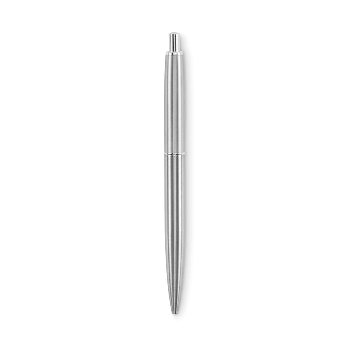 Branded Recycled Steel Push Pen in Gift Box without branding