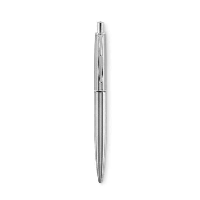 Branded Recycled Steel Push Pen in Gift Box without branding