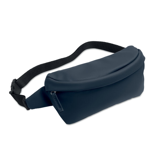 Branded Waist Pack in 600D RPET in Blue