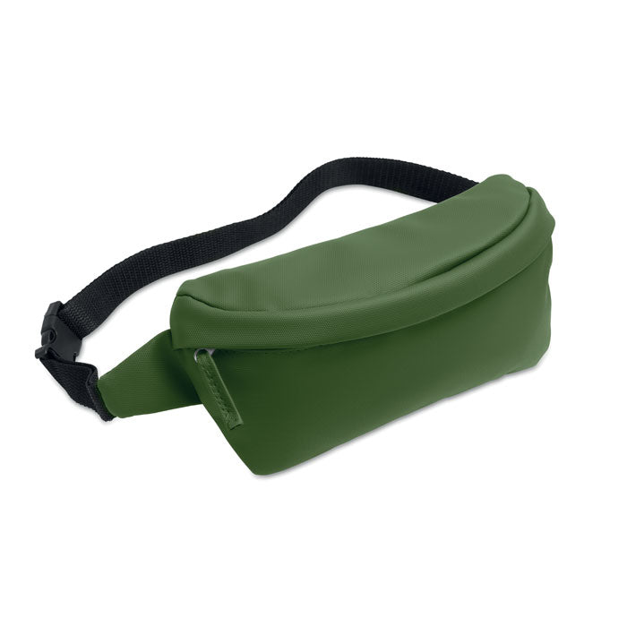 Branded Waist Pack in 600D RPET in Green