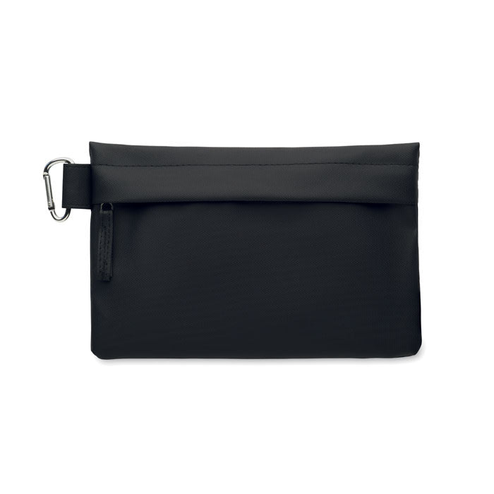 Branded Organiser Pouch in 600D RPET without branding