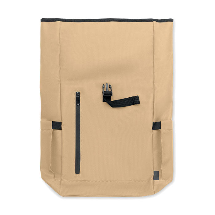 Branded Rolltop Laptop Rucksack 600D without branding