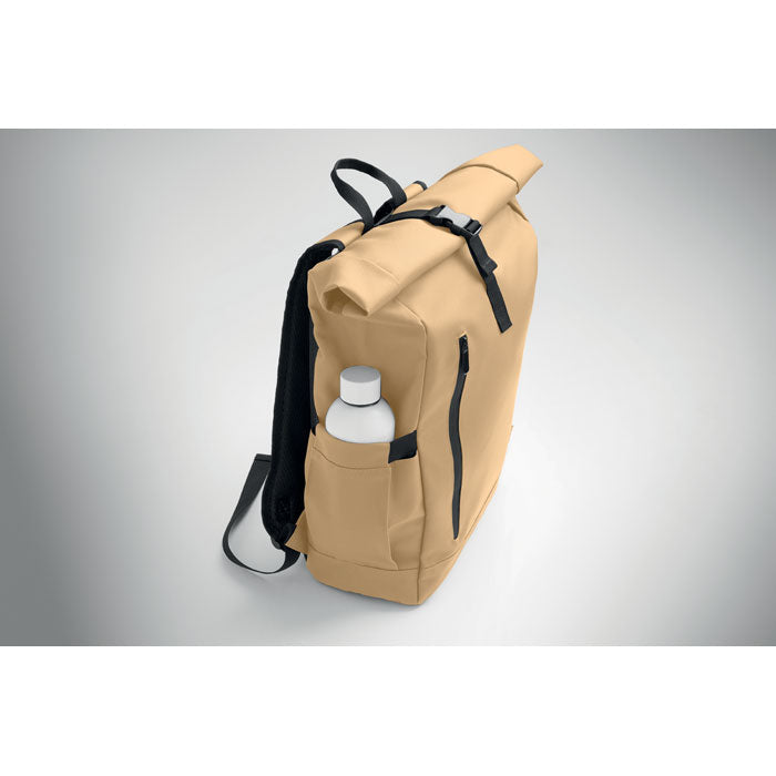 Branded Rolltop Laptop Rucksack 600D without branding