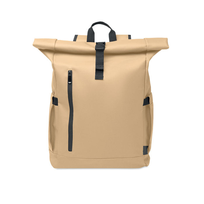 Branded Rolltop Laptop Rucksack 600D without branding