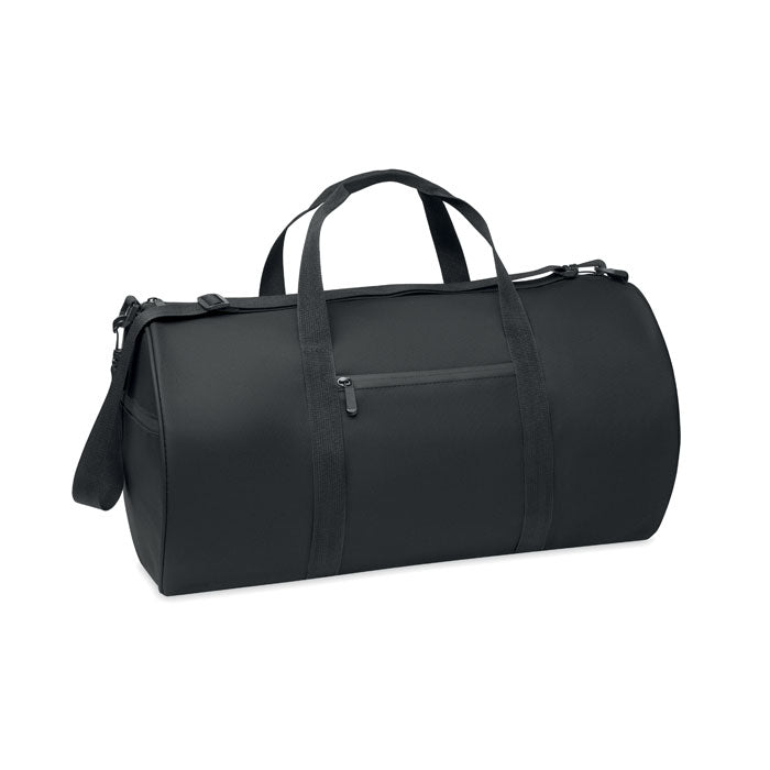Branded Duffle Bag in 600D RPET in Black
