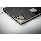 Branded A5 Soft PU Notebook with Metal Detail without branding