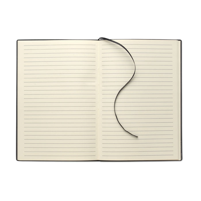 Branded A5 Soft PU Notebook with Metal Detail without branding