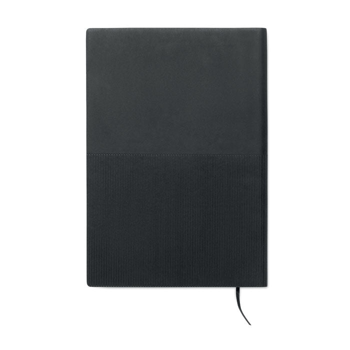 Branded A5 Soft PU Notebook with Metal Detail without branding