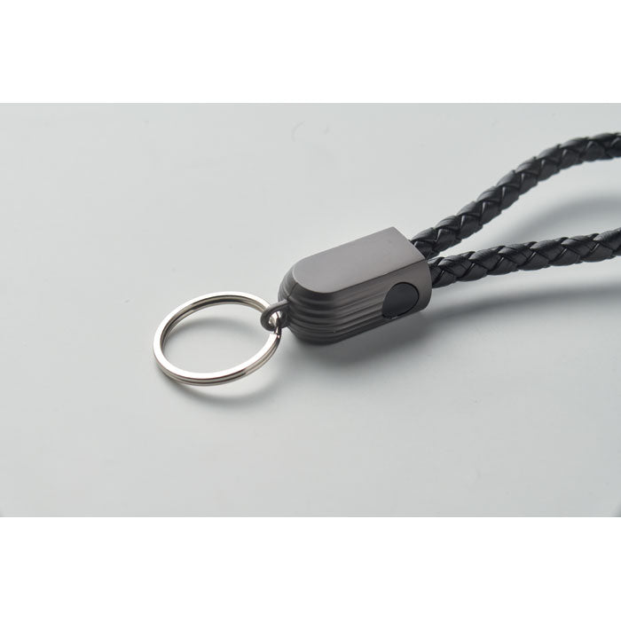Branded Key Ring Loop Charging Cable without branding