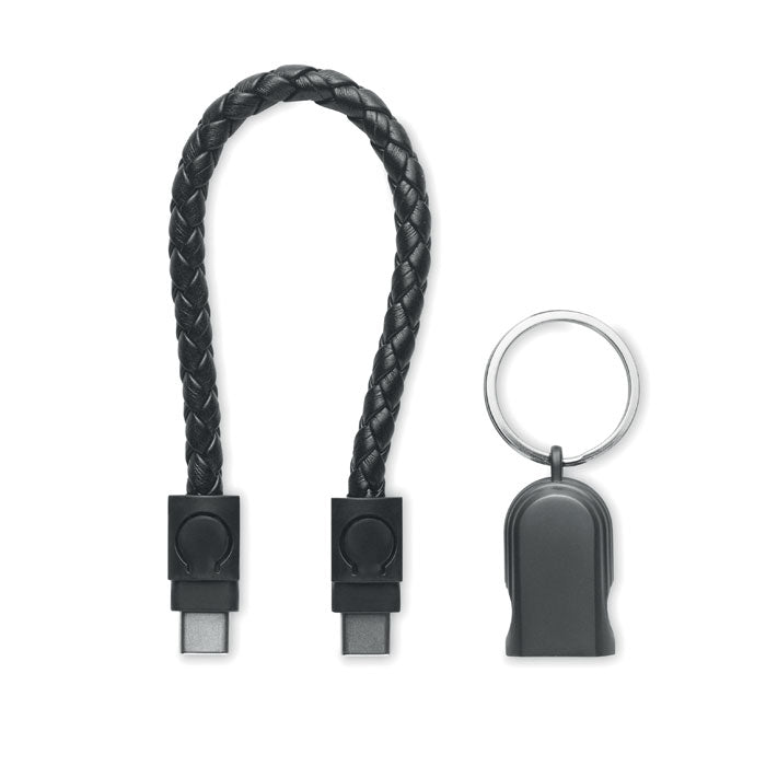 Branded Key Ring Loop Charging Cable without branding