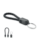 Branded Key Ring Loop Charging Cable