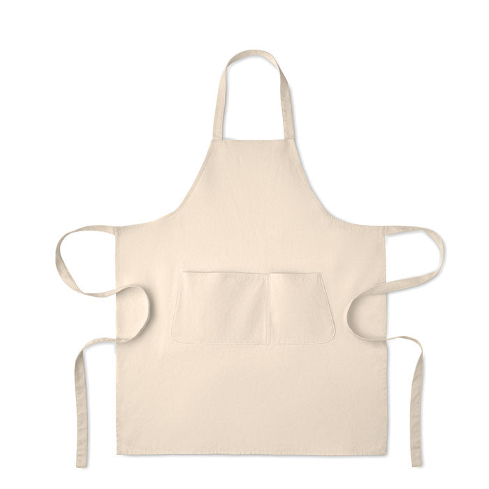 Branded Organic Cotton Bib Apron 240gsm without branding