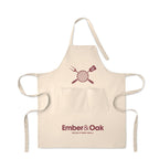 Branded Organic Cotton Bib Apron 240gsm
