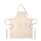 Branded Organic Cotton Bib Apron 240gsm without branding