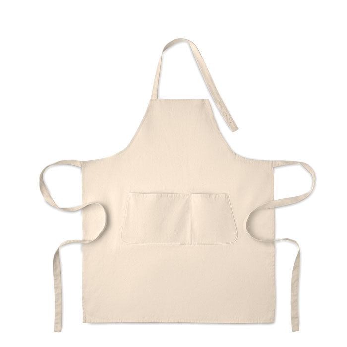 Branded Organic Cotton Bib Apron 240gsm without branding