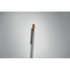 Branded Recycled Aluminium Pen with Cork Button without branding