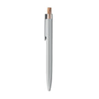 Branded Recycled Aluminium Pen with Cork Button without branding