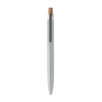 Branded Recycled Aluminium Pen with Cork Button without branding