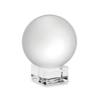 Branded Glass Round Award with Base without branding